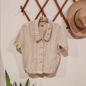 Coldwater Creek linen blouse